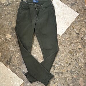 Old Navy Olive Skinny Jeans